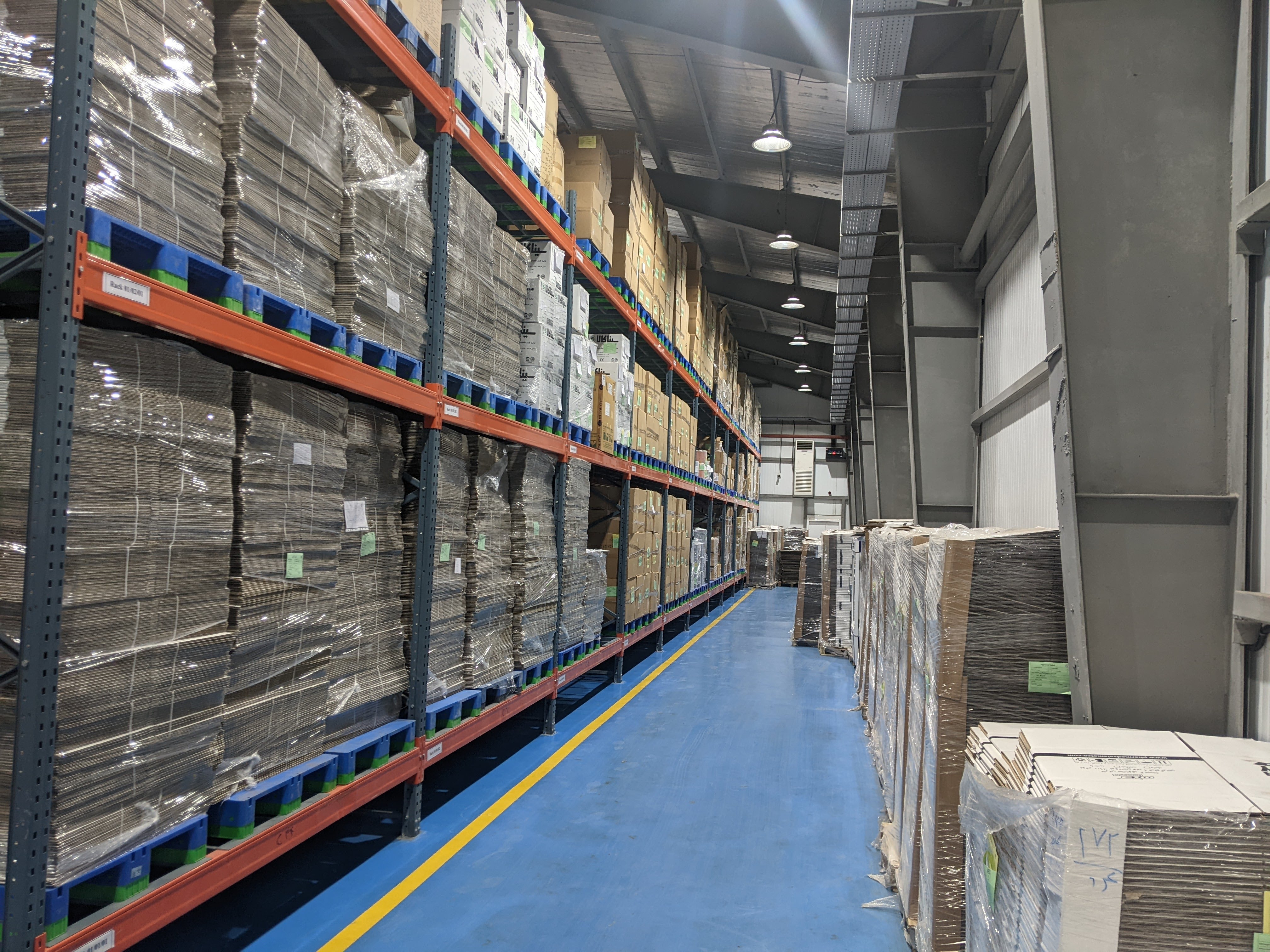 نقشه دمایی انبار