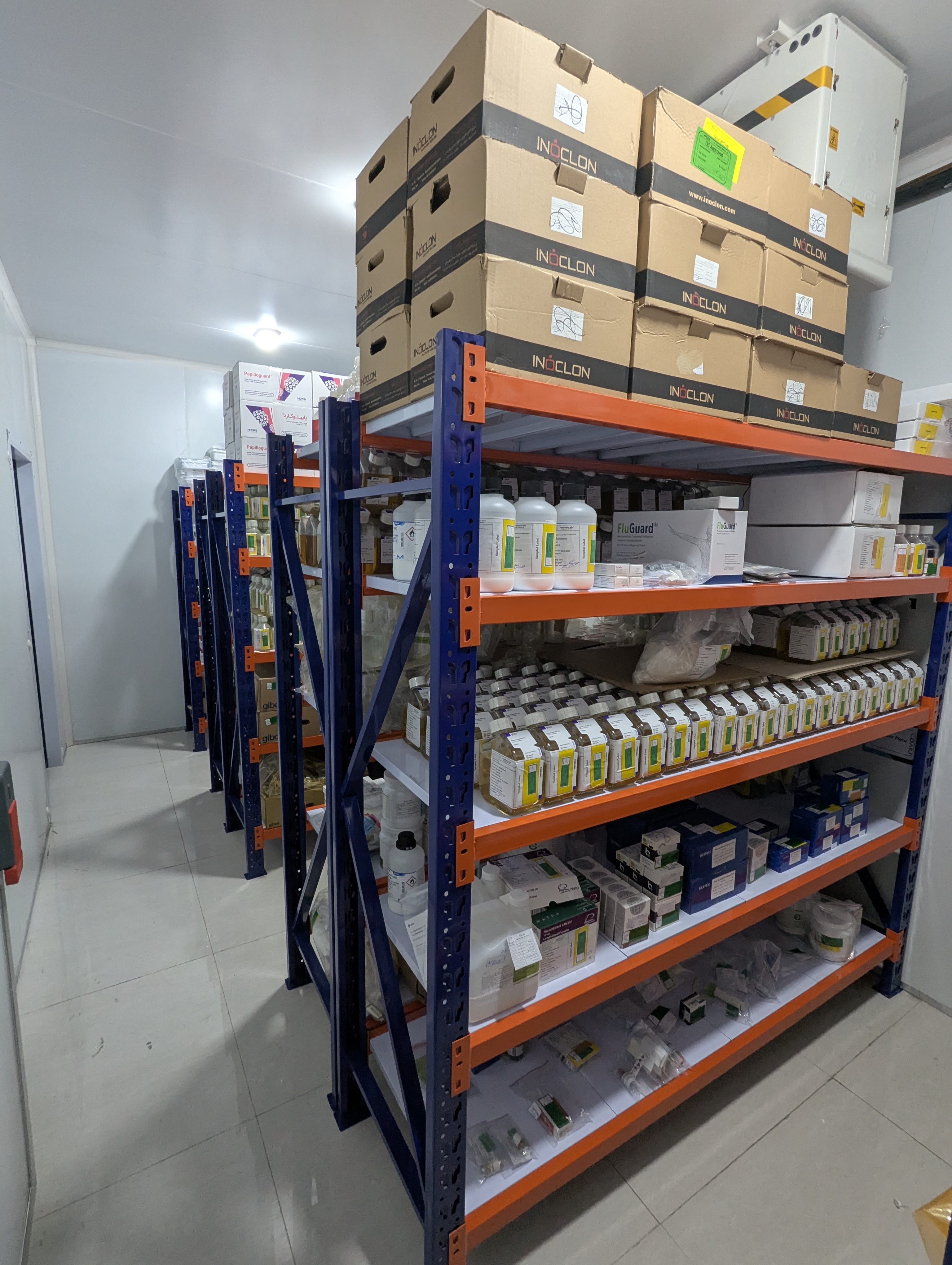 نقشه دمایی انبار